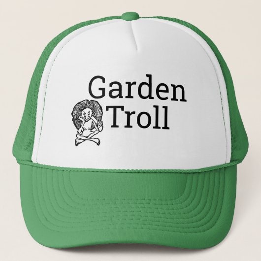 Casquette Funny Novelty Gardening GARDEN TROLL (Devant)