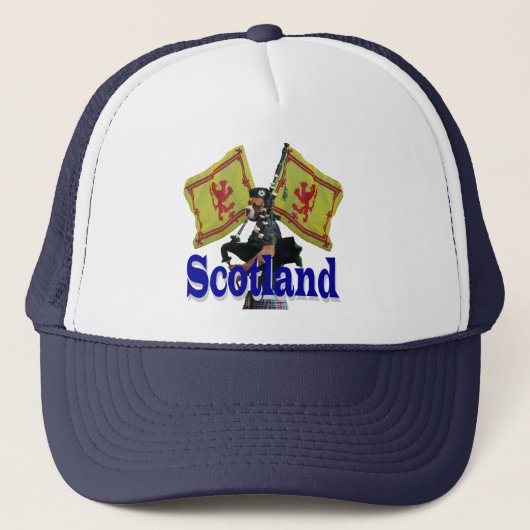 Casquette Funny patriotique écossais (Devant)