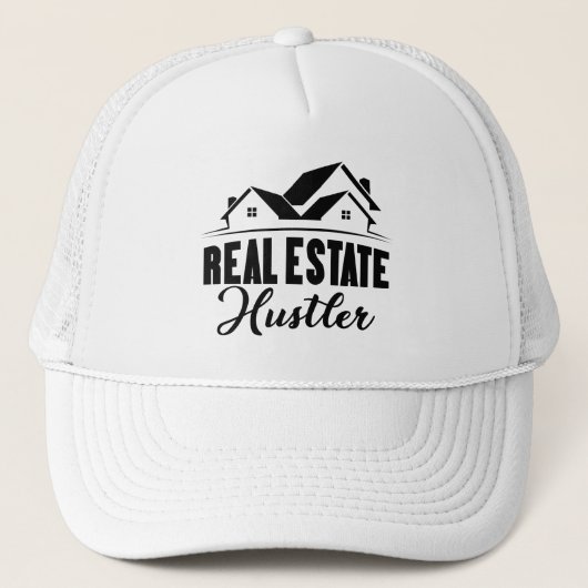 Casquette Funny Real Estate Agent Realtor Don House Broker (Devant)