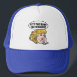 Casquette Funny Retro féministe Pop Art Anti Patriarchie<br><div class="desc">Supprimons le don du patriarcat. Un design féministe pop art rétro pour une femme forte et pro-choix qui vote pour le leadership féminin dans notre pays. Défendez-vous pour les droits des femmes et l'autonomisation des femmes avec ce dessin humoristique cool qui présente une jolie dirigeante blonde préparant une marche des...</div>