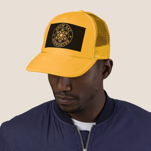 Casquette Funny Snow Day Supporter Enseignant Étudiant Winte (En situation)