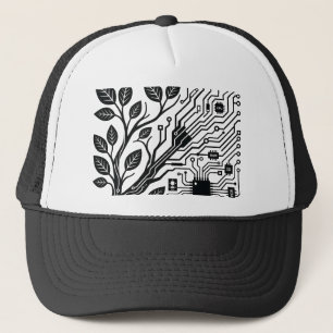 Casquette Fusion de la nature technologique Minimaliste Lign