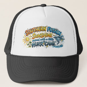 Casquette Fusion Sudiste Ouragan de Soleil Plage Sassy