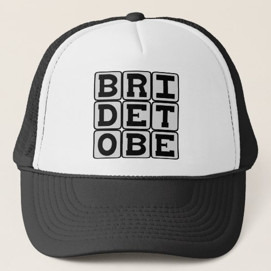 Casquette Future Mariée, Attraction Principale du Mariage (Devant)