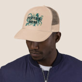 Casquette Future Mom - Coeurs et fleurs (En situation)