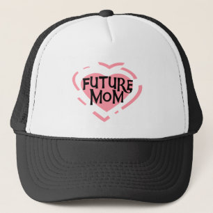 Casquette Future Mom Pink Heart Tshirts et cadeaux