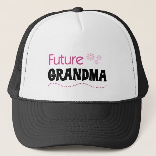 Casquette Futurs tee-shirts et cadeaux grand-mère (Devant)