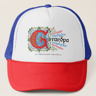 Casquette G est pour Grand-père Trucker Hat