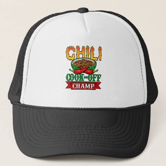 Casquette Gagnant de la compétition Chili Cook Off Champ (Devant)