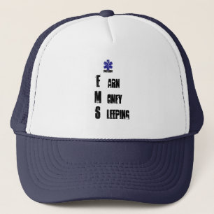 Casquette Gagnez le sommeil d'argent