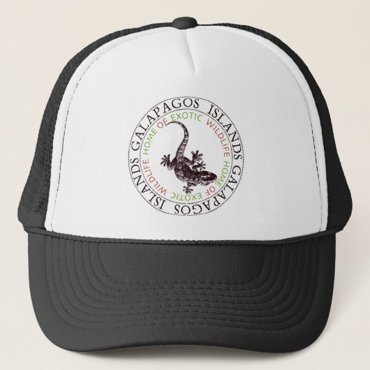Casquette Galapagos Îles Lizard Souvenir (Devant)