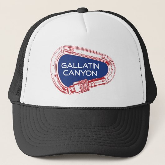 Casquette Gallatin Canyon Montana Rock Escalade Carabiner (Devant)