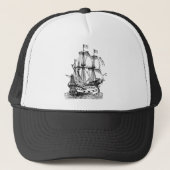 Casquette Gallion - Noir (Devant)