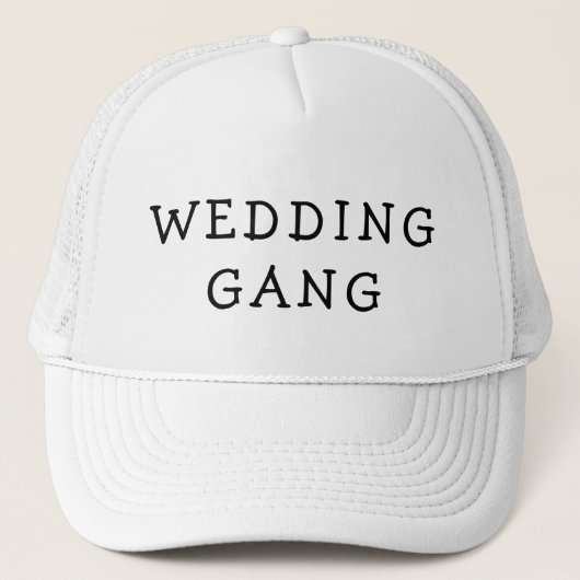 CASQUETTE GANG DE MARIAGE CÉLIBATAIRE CHAPEAU TUCKER (Devant)