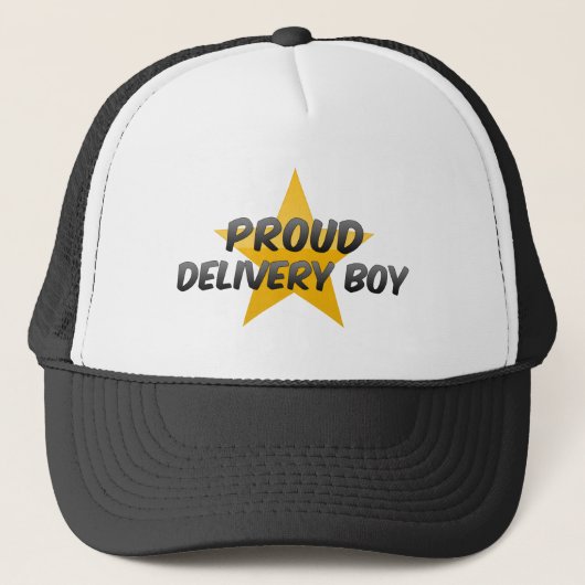 Casquette Garçon de livraison fier (Devant)
