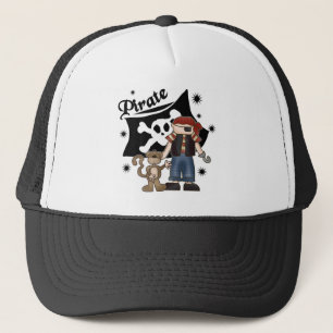 Casquette Garçon de pirate avec le singe