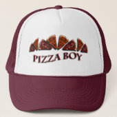 Casquette Garçon de pizza (Devant)