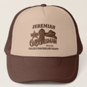 Casquette Garçon d'honneur Cowboy Western Enterrement de vie (Devant)