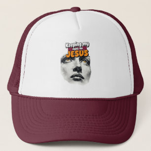 Casquette Garder les yeux sur JÉSUS - Chrétien