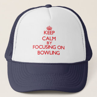 Casquette Gardez le calme en se concentrant dessus sur le
