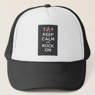 Casquette Gardez le calme et basculez dessus