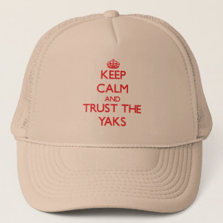 Casquette Gardez le calme et faites confiance aux yaks