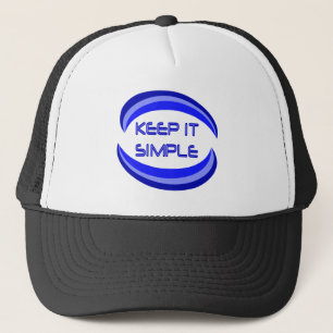 Casquette Gardez-le simple Citation de Slogan Récupération e