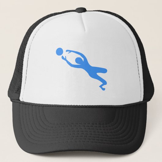 Casquette Gardien de but - Bleu bébé (Devant)