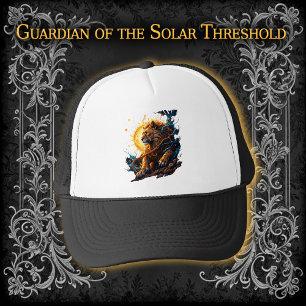 Casquette Gardien du Seuil Solaire – Lion de l'Équilibre