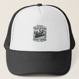 Casquette Gare de train Jésus Gospel Express Gare de train J