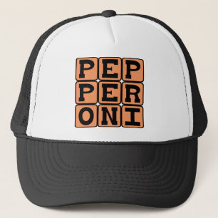 Casquette Garniture de pizza au pepperoni et à la viande