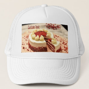 Casquette Gâteau au texte personnalisé délicieux avec une se