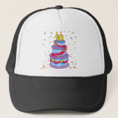 Casquette Gâteau d'anniversaire (Devant)