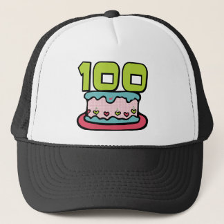 Casquette Gâteau d'anniversaire de 100 ans