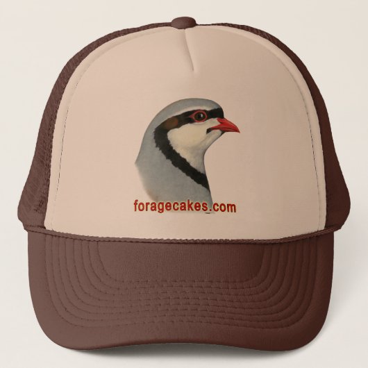 Casquette Gâteaux de fourrage :  Perdrix de Chukar (Devant)