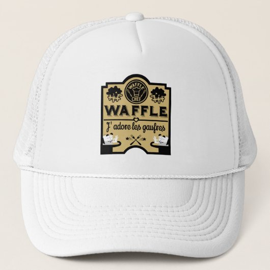 Casquette gaufres de Belgique (Devant)