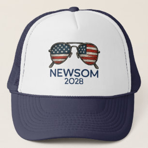 Casquette Gavin Newsom 2028 Pour Lunettes de soleil Présiden