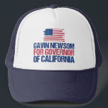 Casquette Gavin Newsom pour les élections du gouverneur de C<br><div class="desc">Vote pour la réélection du démocrate Gavin Newsom comme gouverneur de Californie à l'élection de mi-mandat de 2022. Parti démocrate casquette américain pour un californien.</div>
