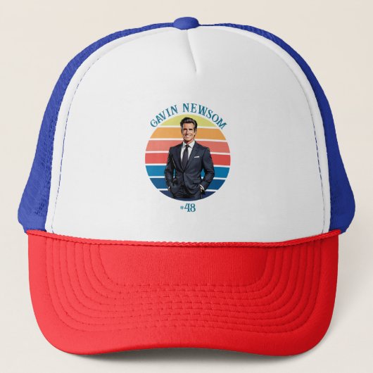 Casquette Gavin Newsom | Vintage #48 (Devant)