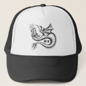 Casquette Gay AF Dragon Noir & Blanc (Devant)