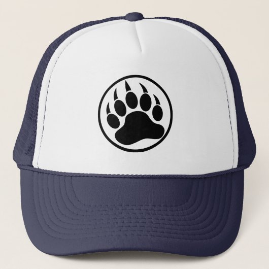 Casquette Gay Bear Pride Bear Paw (Devant)