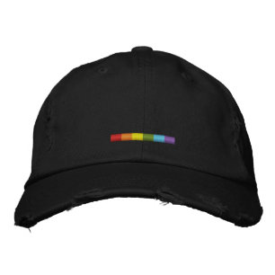 casquette gay pride brodé