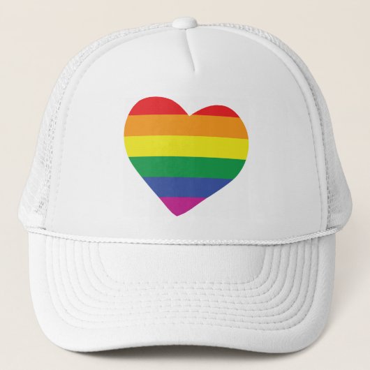 Casquette Gay Pride Heart (Devant)