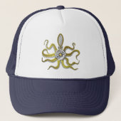Casquette Gears Steampunk Octopus Kraken (Devant)