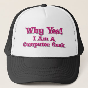 Casquette Geek informatique