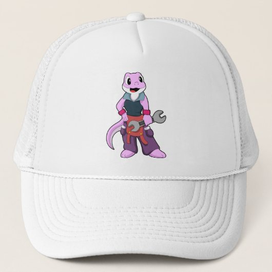 Casquette Geko comme Mécanique avec clé (Devant)