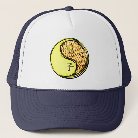 Casquette Gémeaux & Rat de feu (Devant)