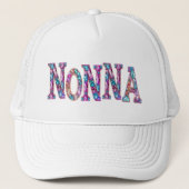 Casquette Gemmes colorées Bijoux Nonna Grandma italienne (Devant)