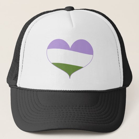 Casquette Genderqueer Pride (Devant)