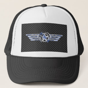 Casquette General Private Air Pilot Chrome Like Star Wings